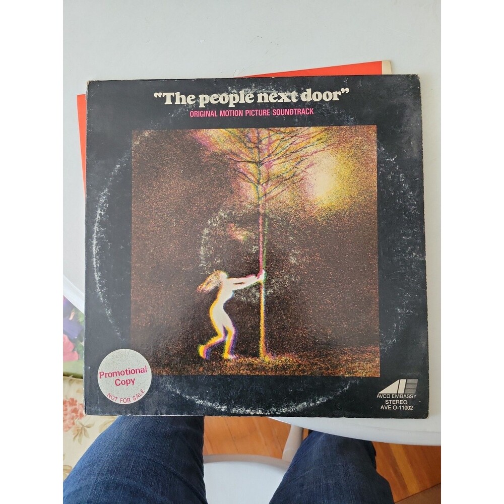 SOUNDTRACK: the people next door AVCO EMBASSY 12" LP 33 RPM Vintage Vinyl Promo
